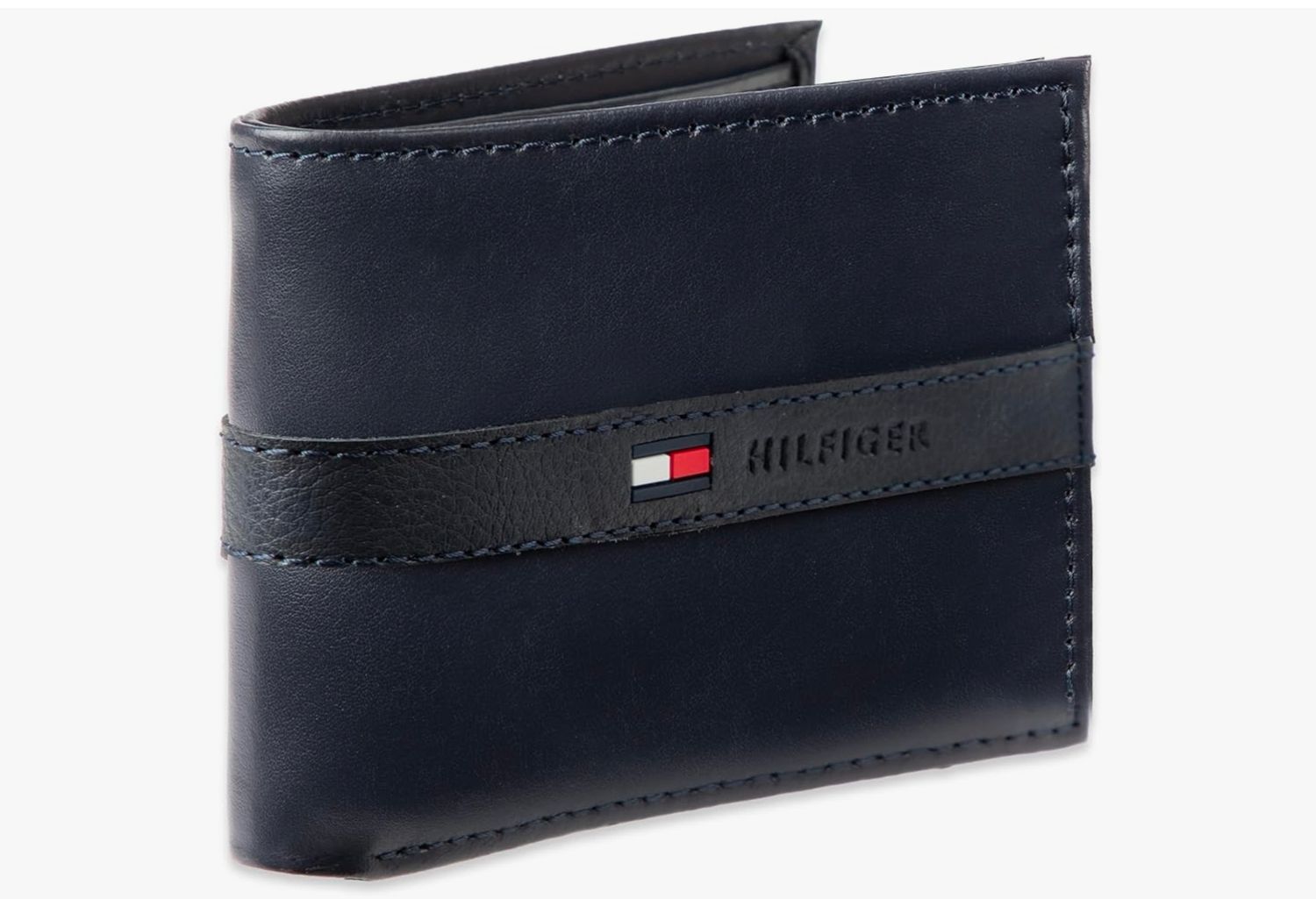 Tommy Hilfiger Men’s Leather Wallet In Blue