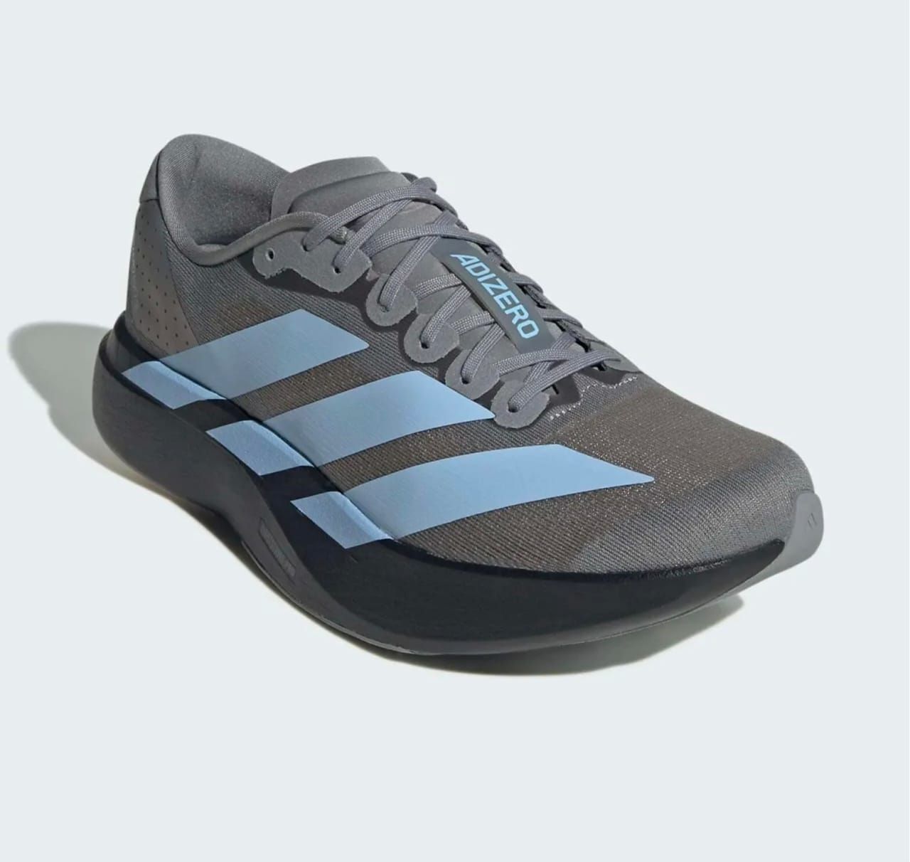 Adidas Running Adizero EVO Trainers In Grey &amp; Blue