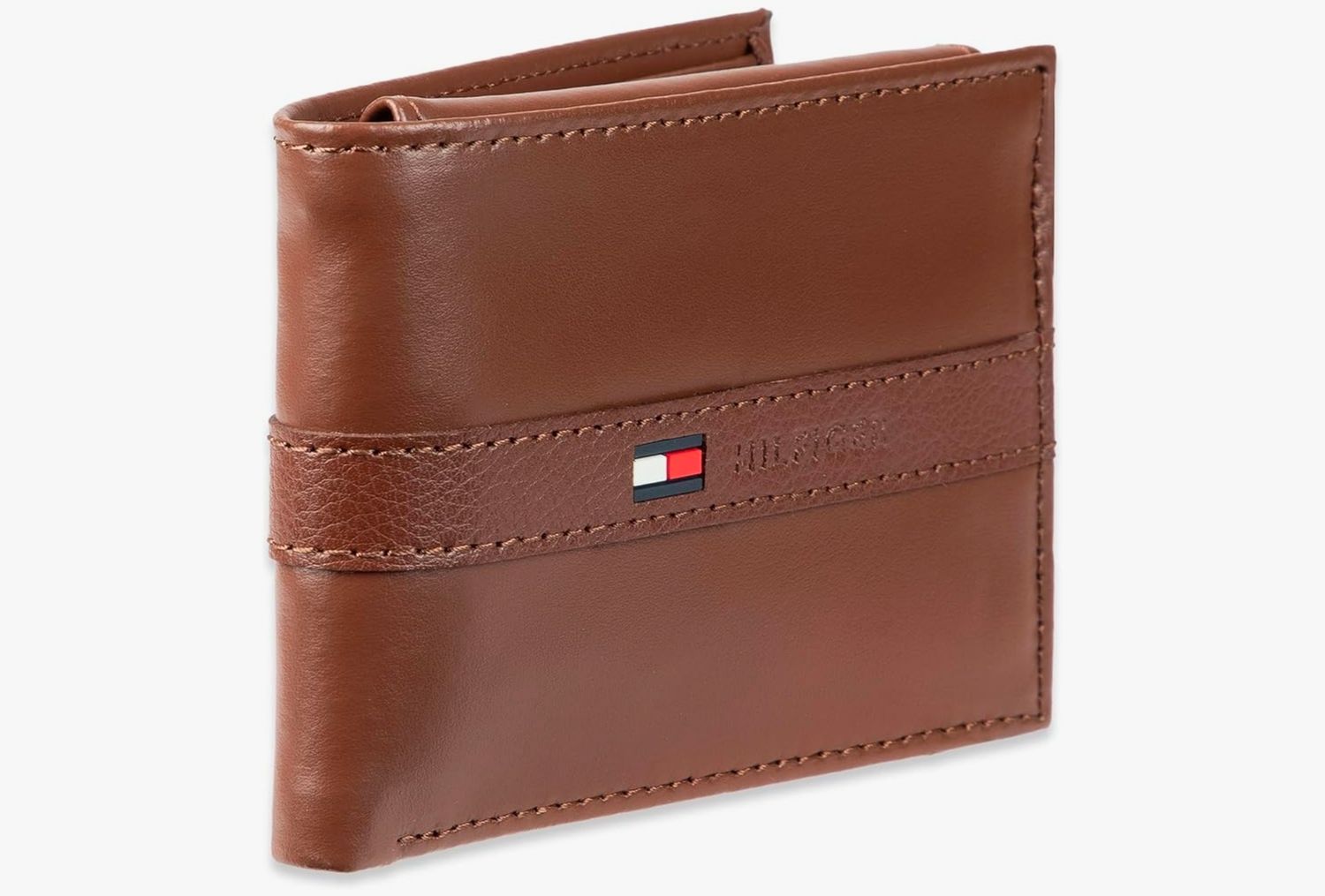 Tommy Hilfiger Men’s Leather Wallet In Tan