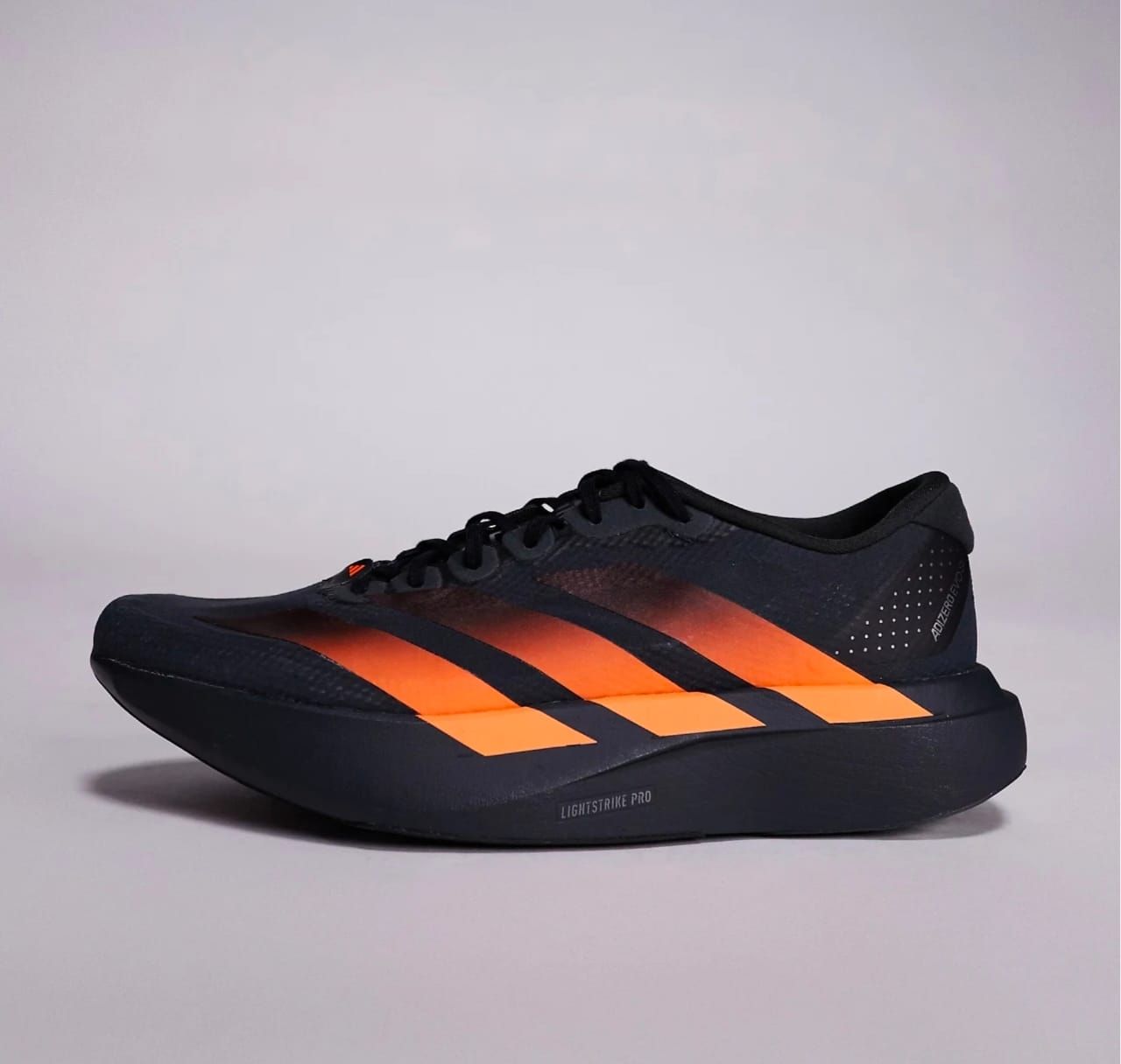 Adidas Running Adizero EVOTrainers In Black &amp; Orange