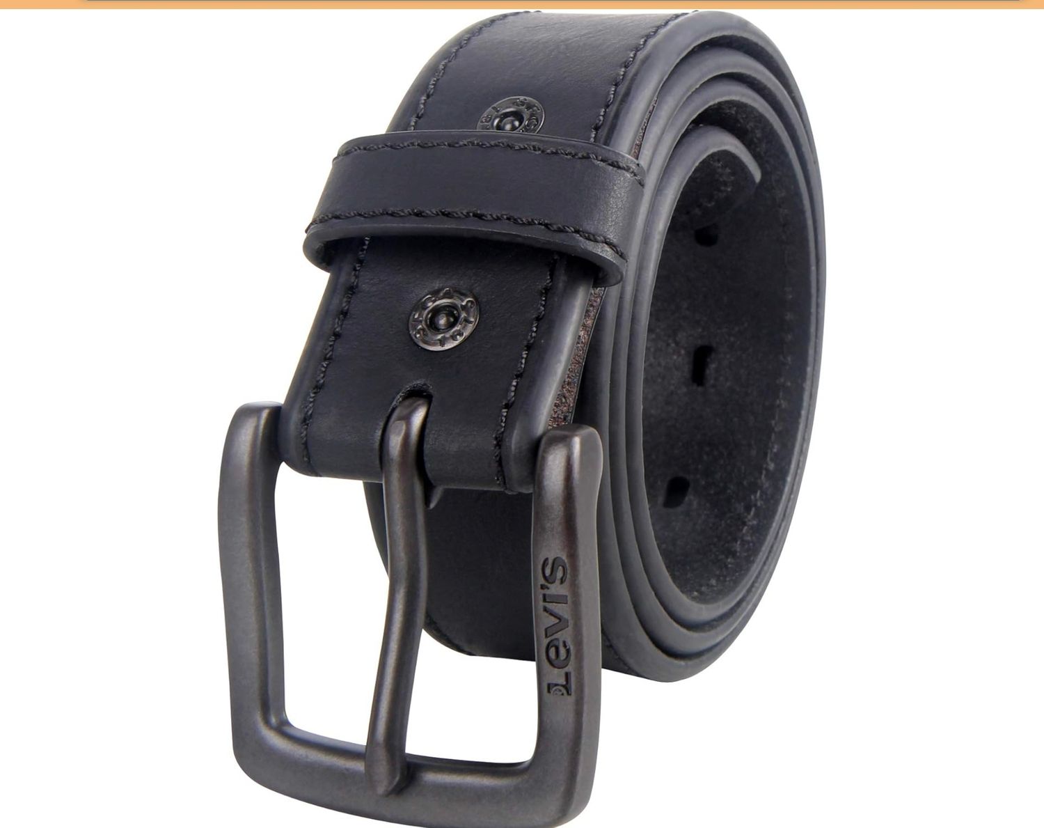 Levi's Black Leather Belt