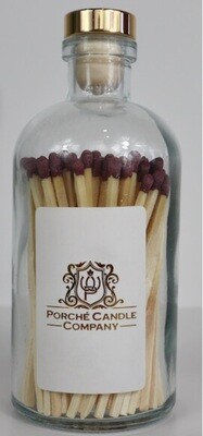 Burgundy Luxury Matches by Porche Candle Company