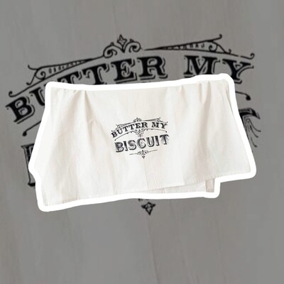 Butter My Biscuit Kitchen Towel by The Coin Laundry