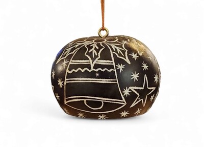 Dried Gourd Carved Ornament by Sanyork Fair Trade