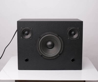 Amantii Cube Base Speaker for 2025WM - NO FIREPLACE JUST SPEAKER CUBE