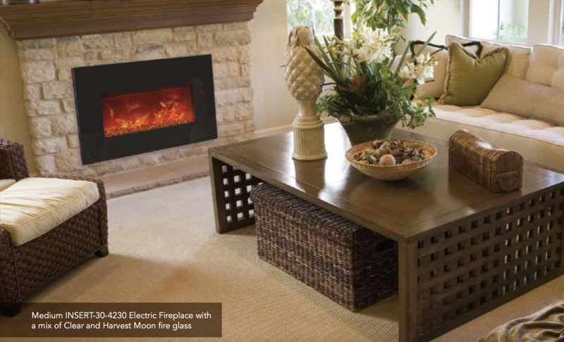 Amantii 30" Traditional Electric Fireplace Insert