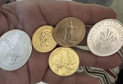 Gold Coins, Rounds, Grams Purchasing Links Coming Soon!