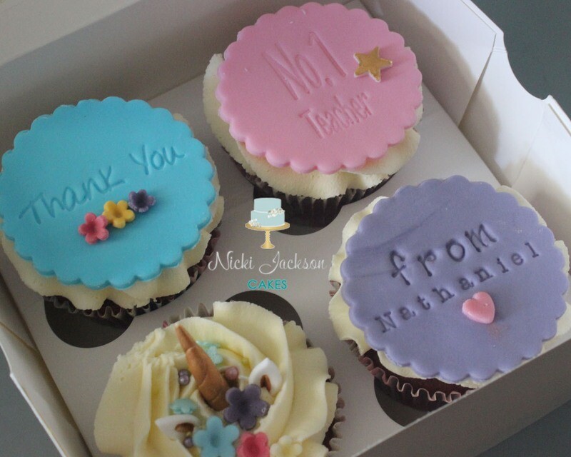 Teacher Thank You Cupcakes