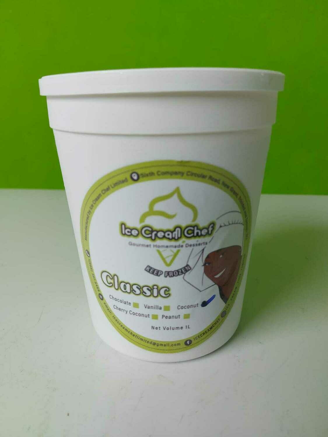 Coconut Ice Cream 1L