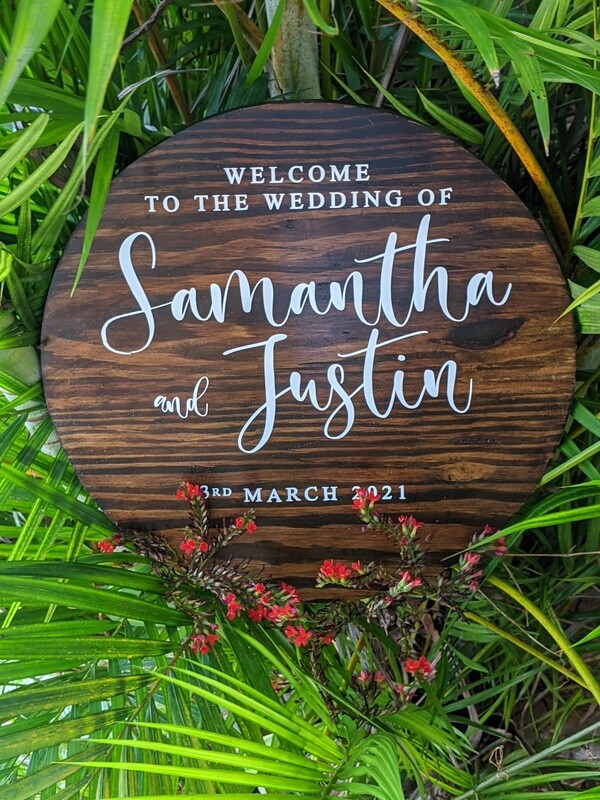 Wooden Sign