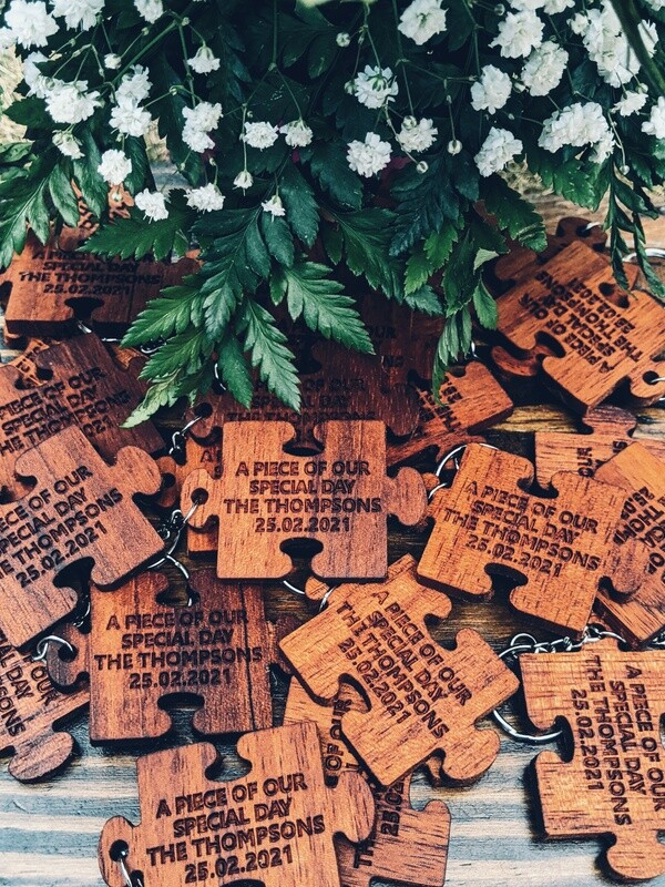 Puzzle Piece Keyring