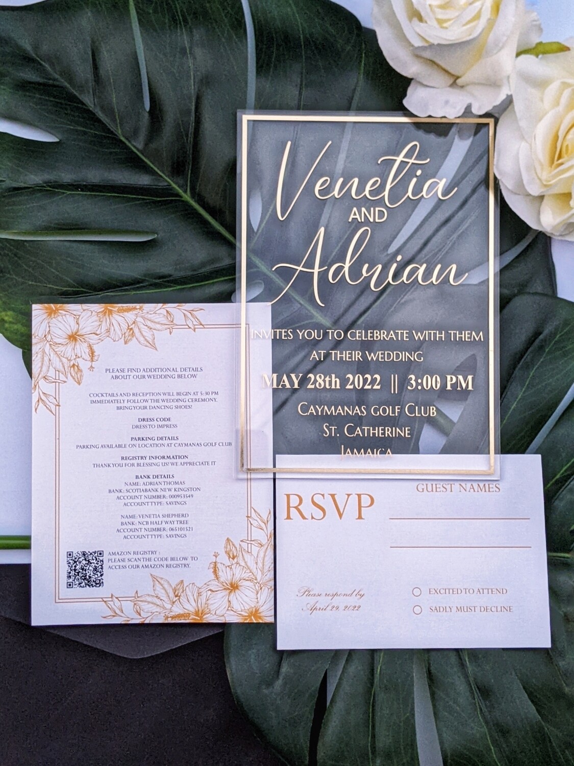 Acrylic Invitations