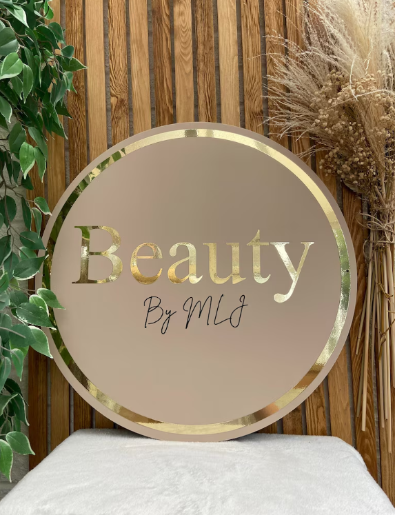 Round Business Logo Sign
