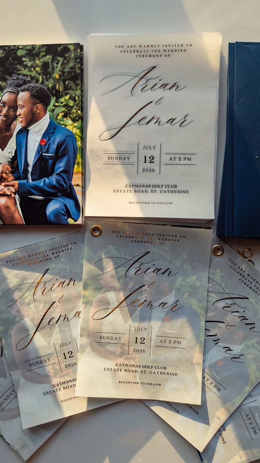 Vellum Invitation