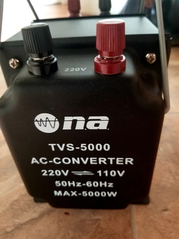 TVS-5000 Voltage Converter/Step-up <-> down Transformer-Nippon America