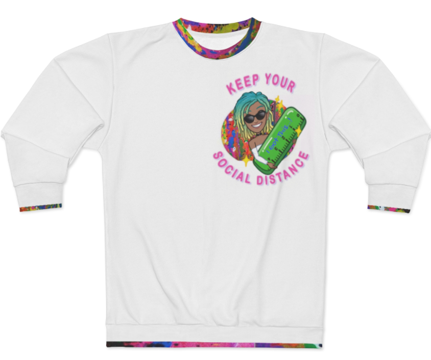 AOP Unisex Sweatshirt Covid-19