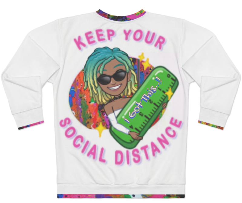AOP Unisex Sweatshirt Covid-19