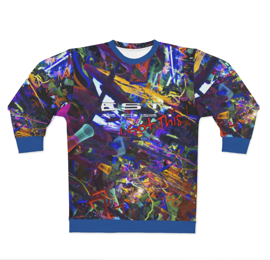 AOP Unisex Sweatshirt-BLU