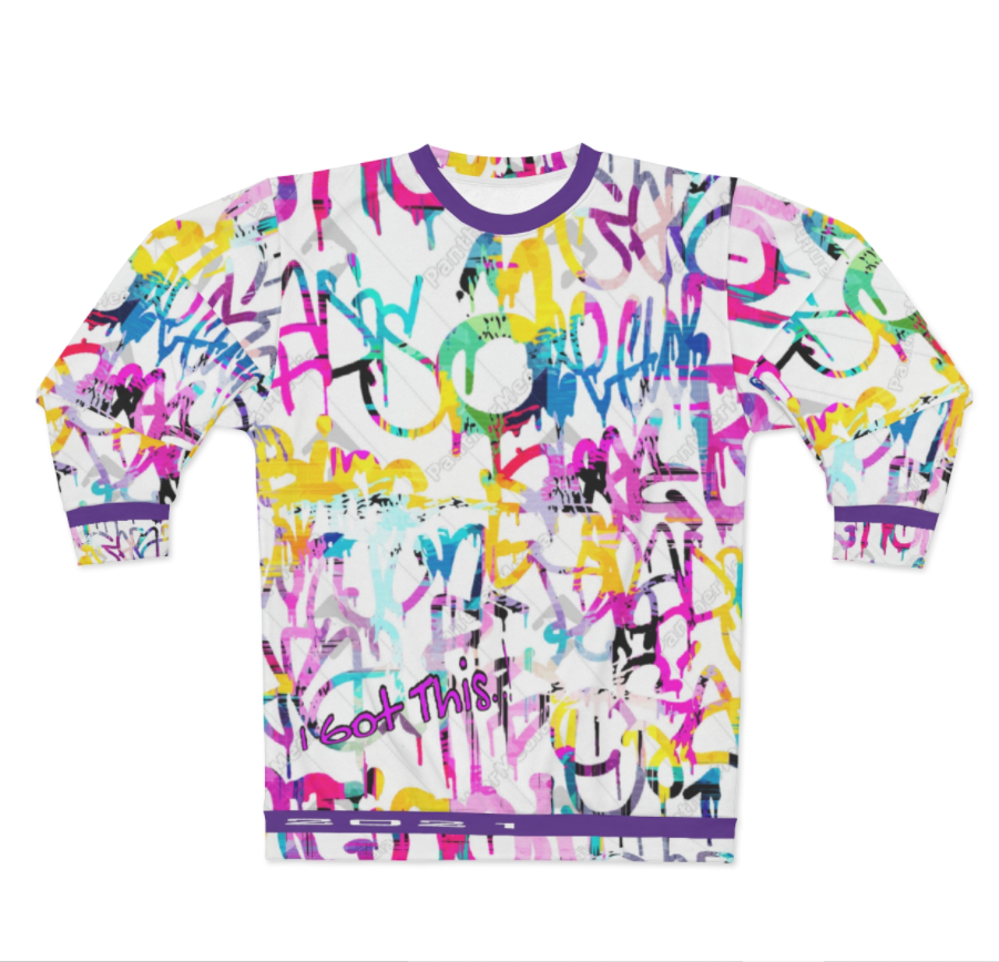 AOP Unisex Sweatshirt-Purple