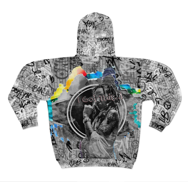 AOP Unisex Zip Hoodie-Street Camo