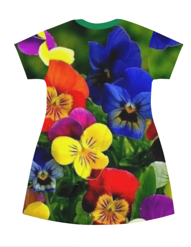 All Over Print T-Shirt Dress - FRESH PICK