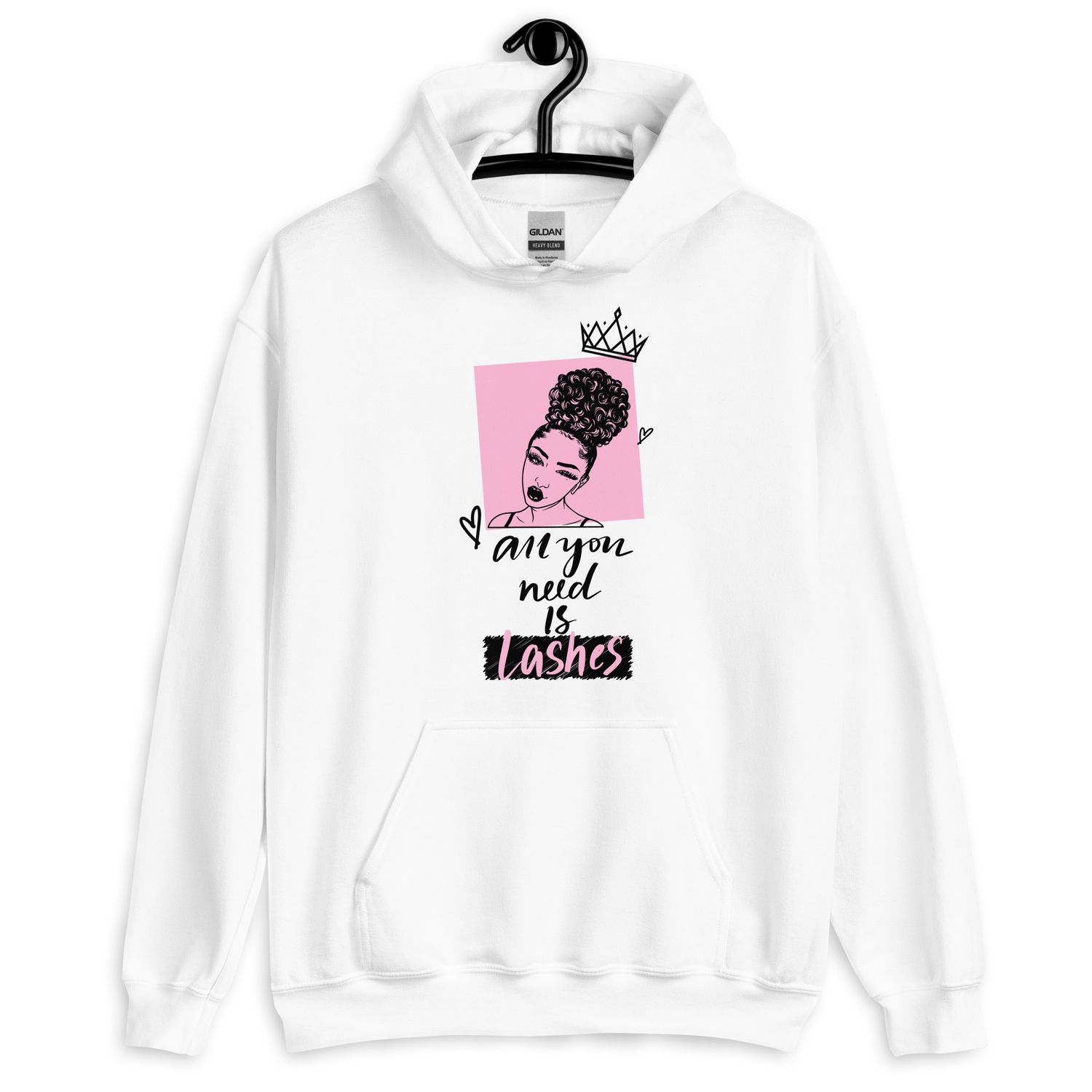 "All You Need Is Lashes" Hoodie Sweatshirt
