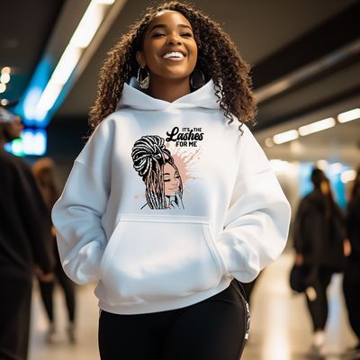 "Lashes For Me" Hoodie Sweatshirt