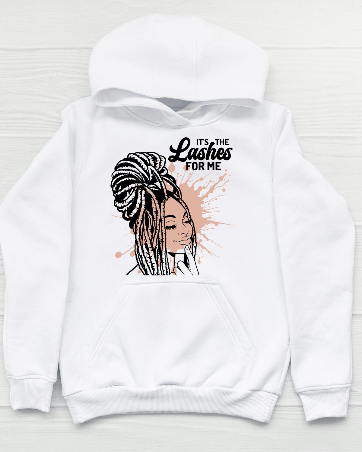 "Lashes For Me" Hoodie Sweatshirt