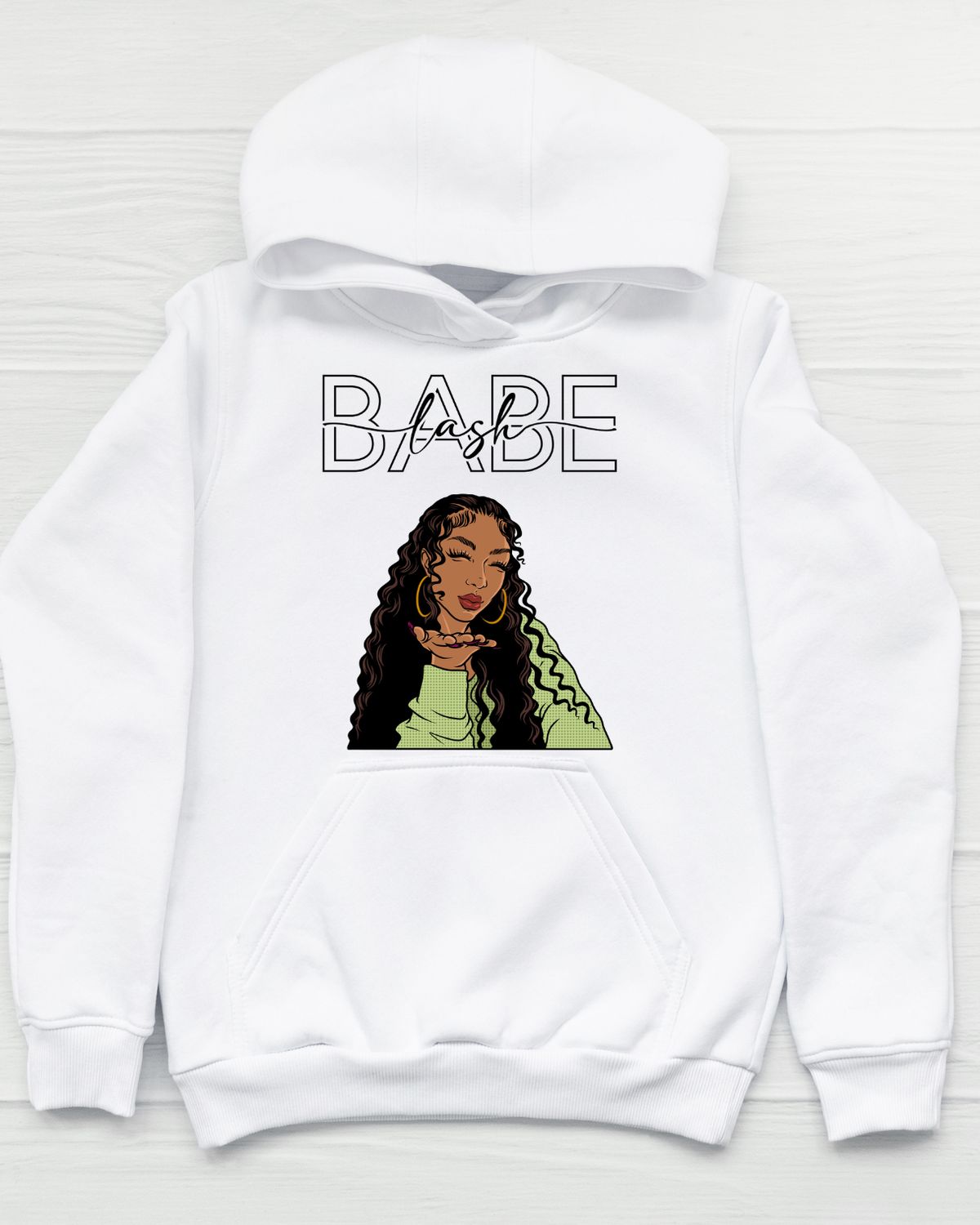 "Lash Babe" Hoodie Sweatshirt