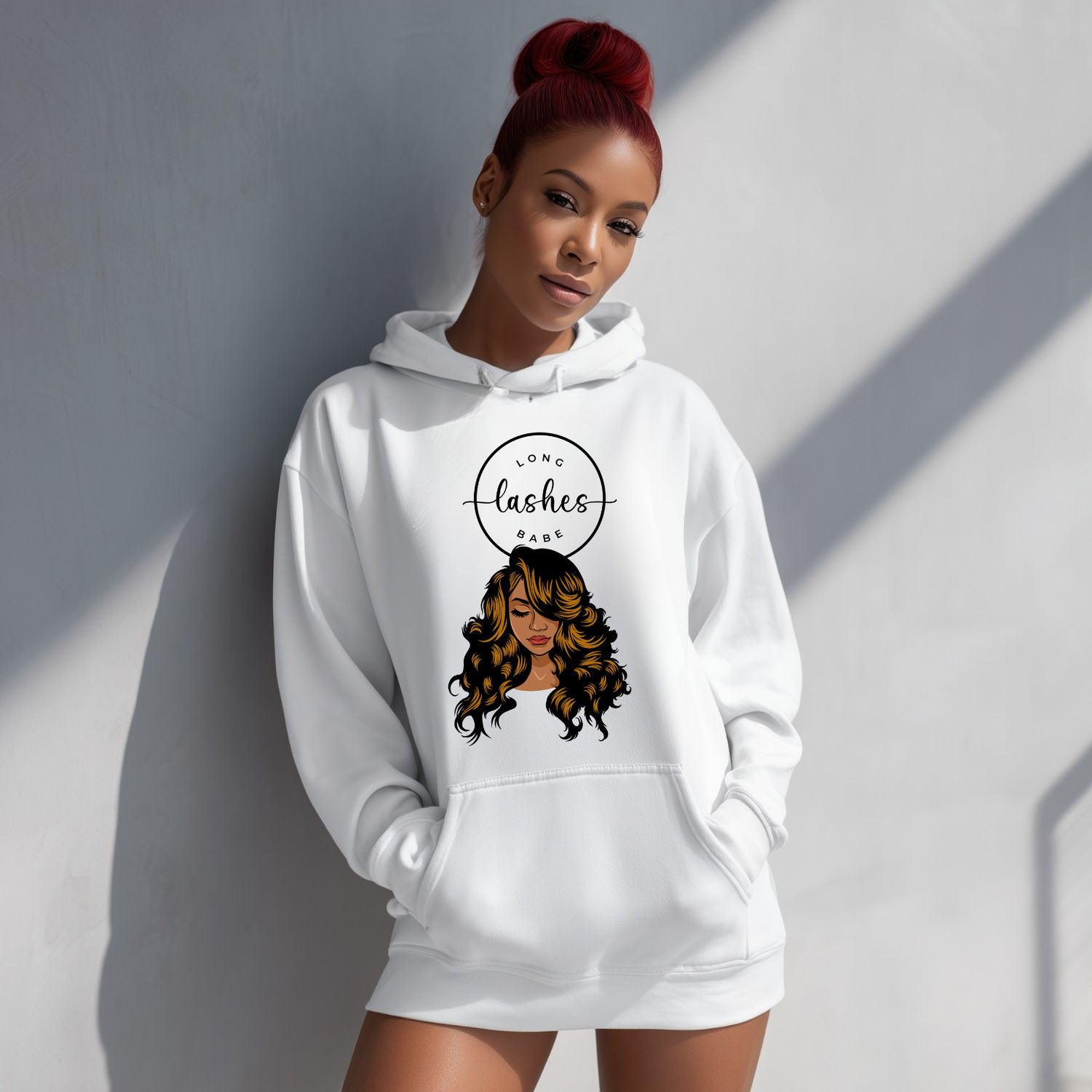"Long Lashes Babe" Hoodie Sweatshirt