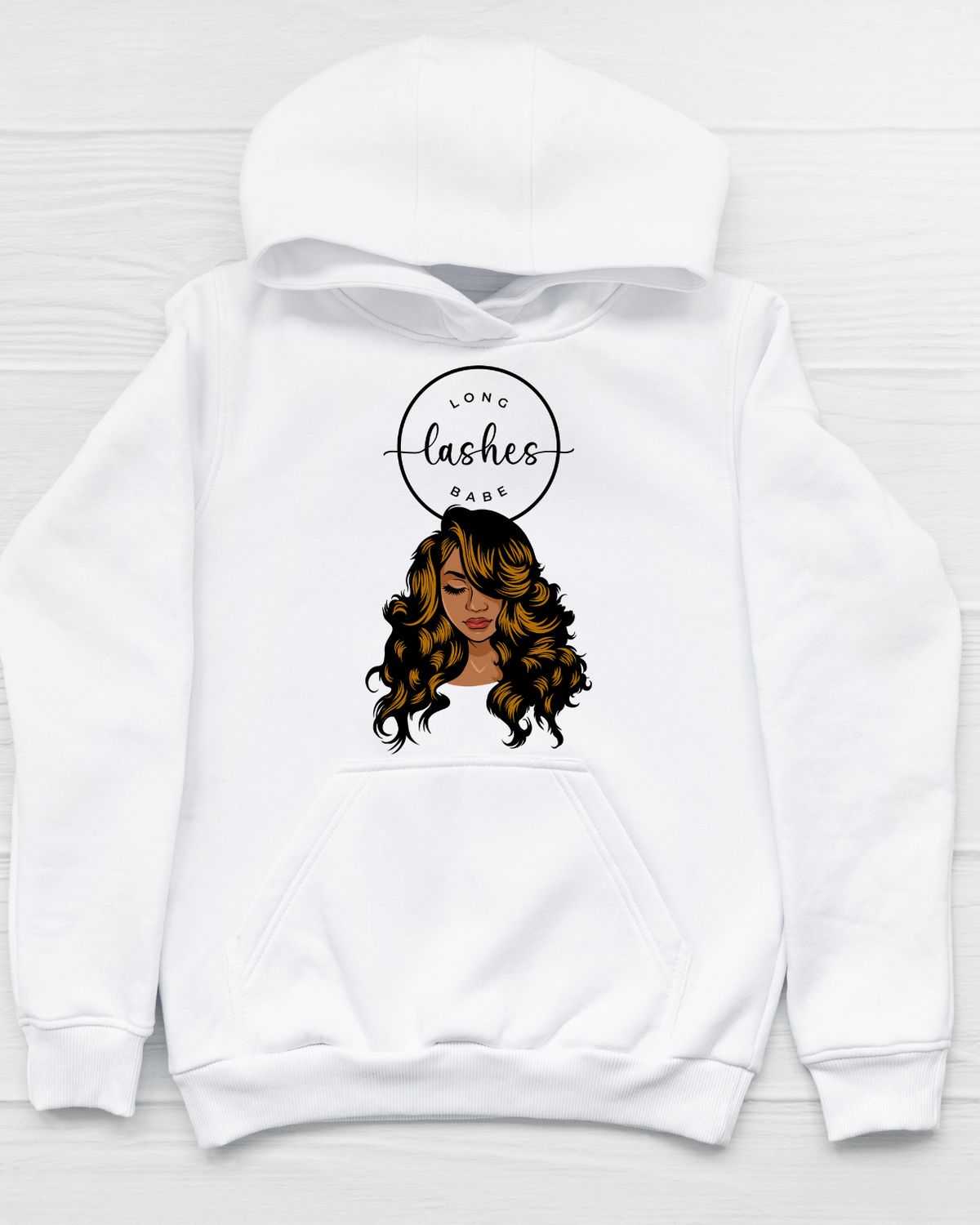 "Long Lashes Babe" Hoodie Sweatshirt