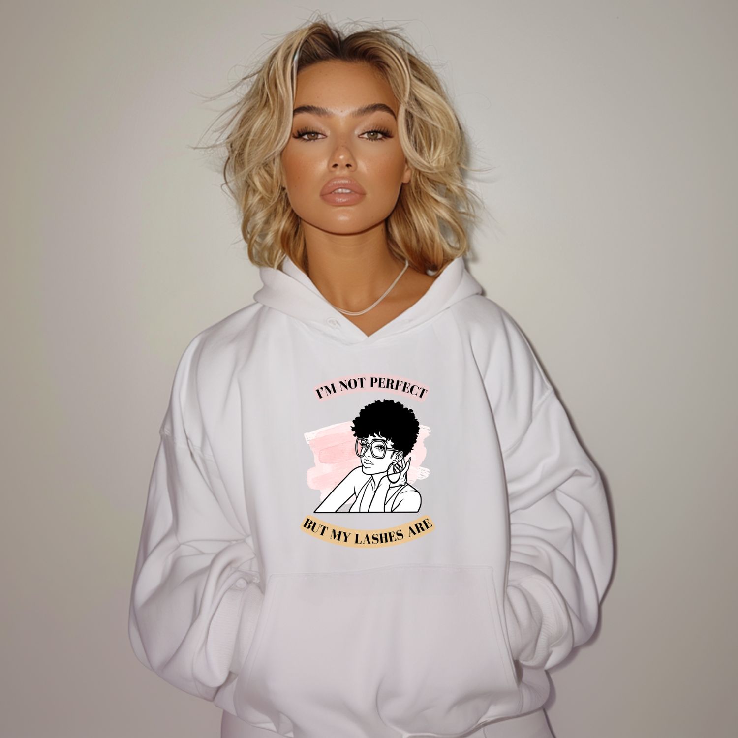 "I'm Not Perfect" Hoodie Sweatshirt