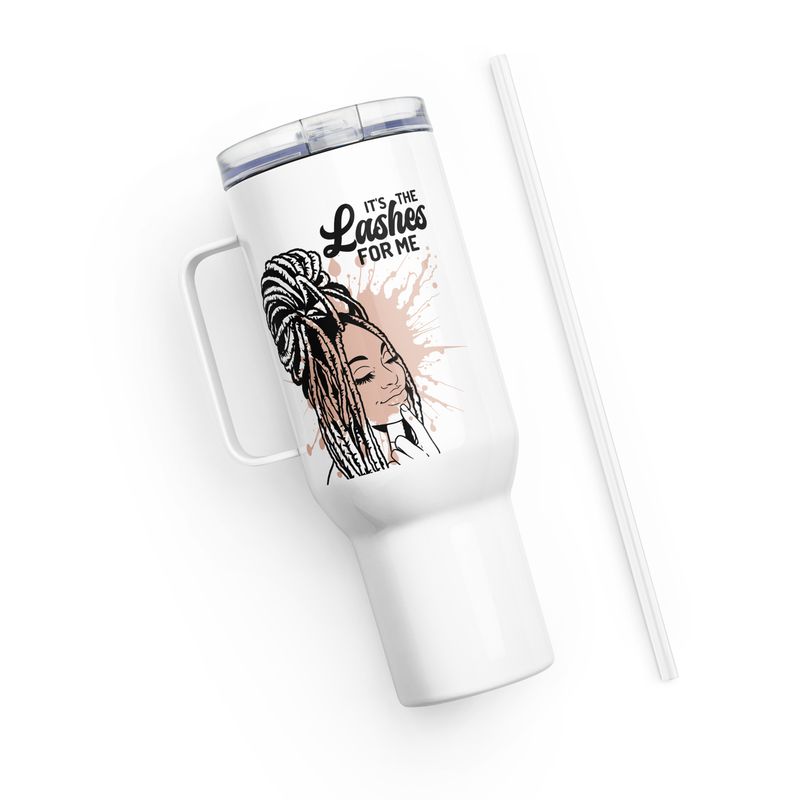 "Lashes For Me" 40oz Travel mug