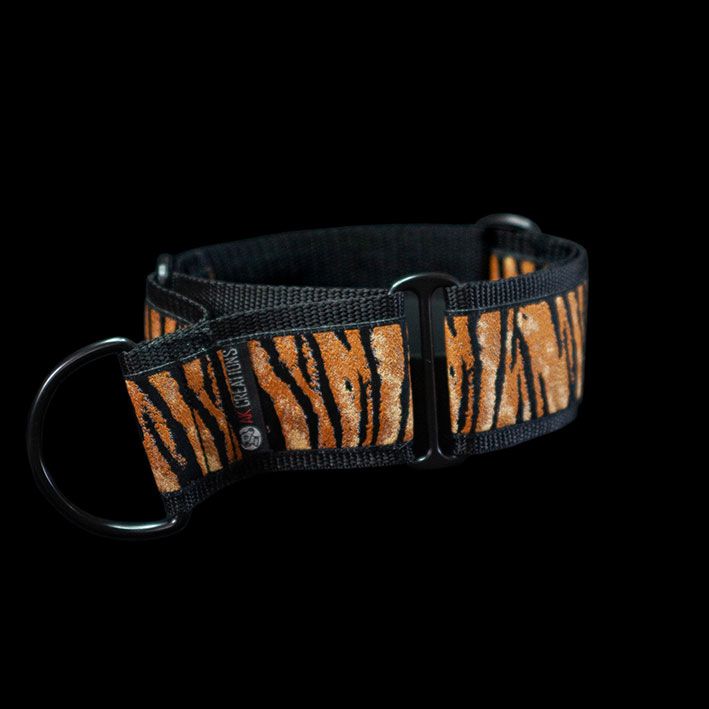 martingale collar - tiger