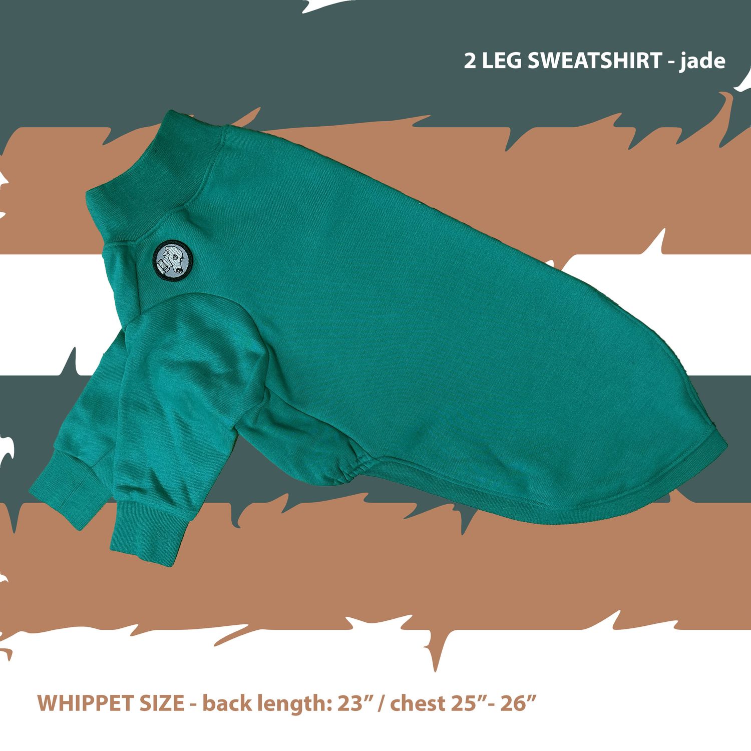 READY MADE - 2 leg sweatshirt (jade)