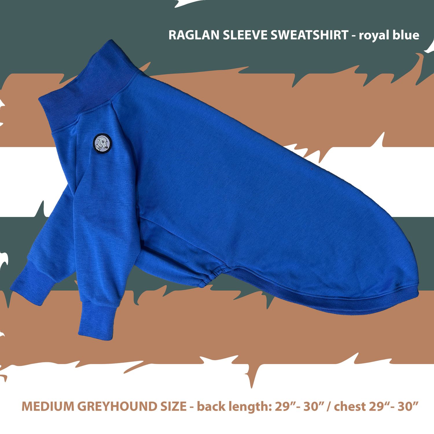READY MADE - raglan sleeve sweatshirt (royal)