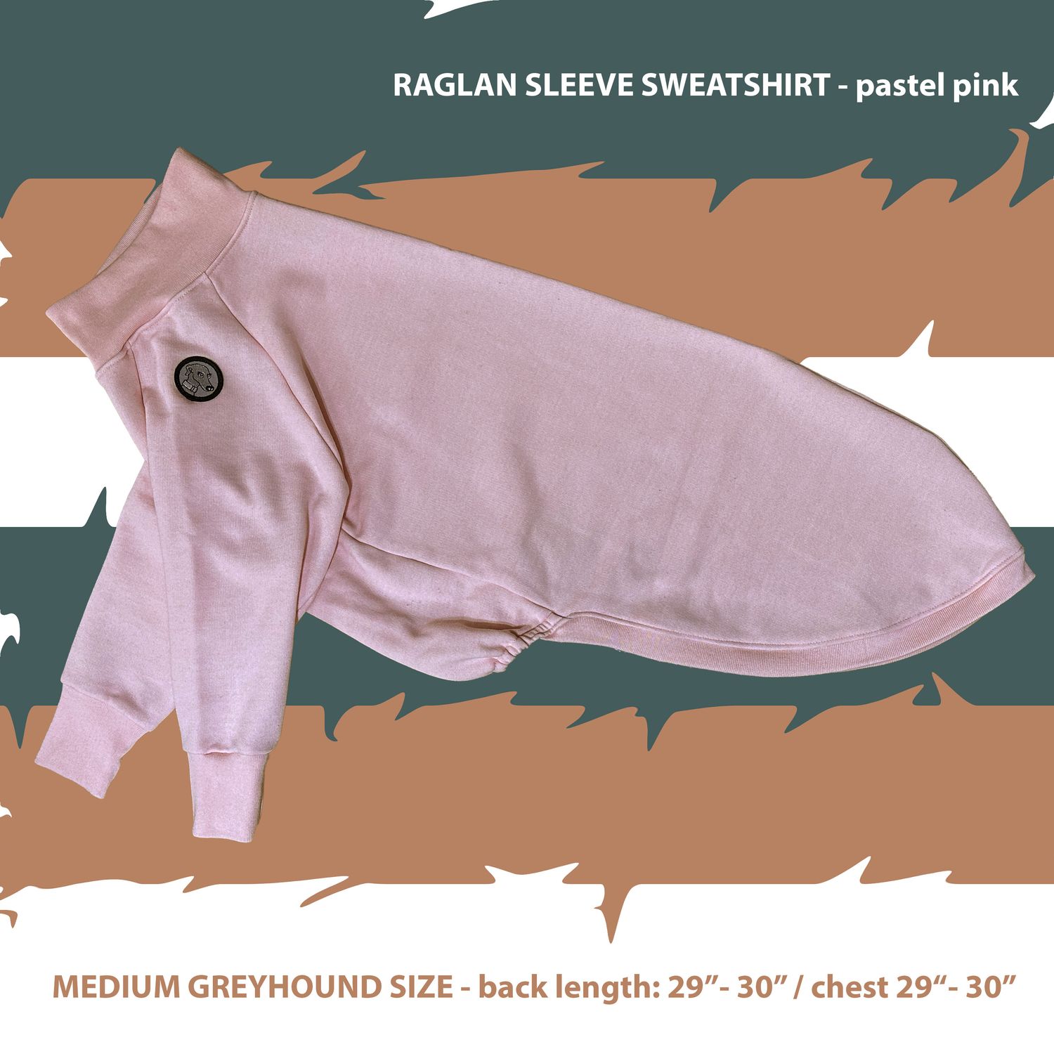 READY MADE - raglan sleeve sweatshirt (pastel pink)