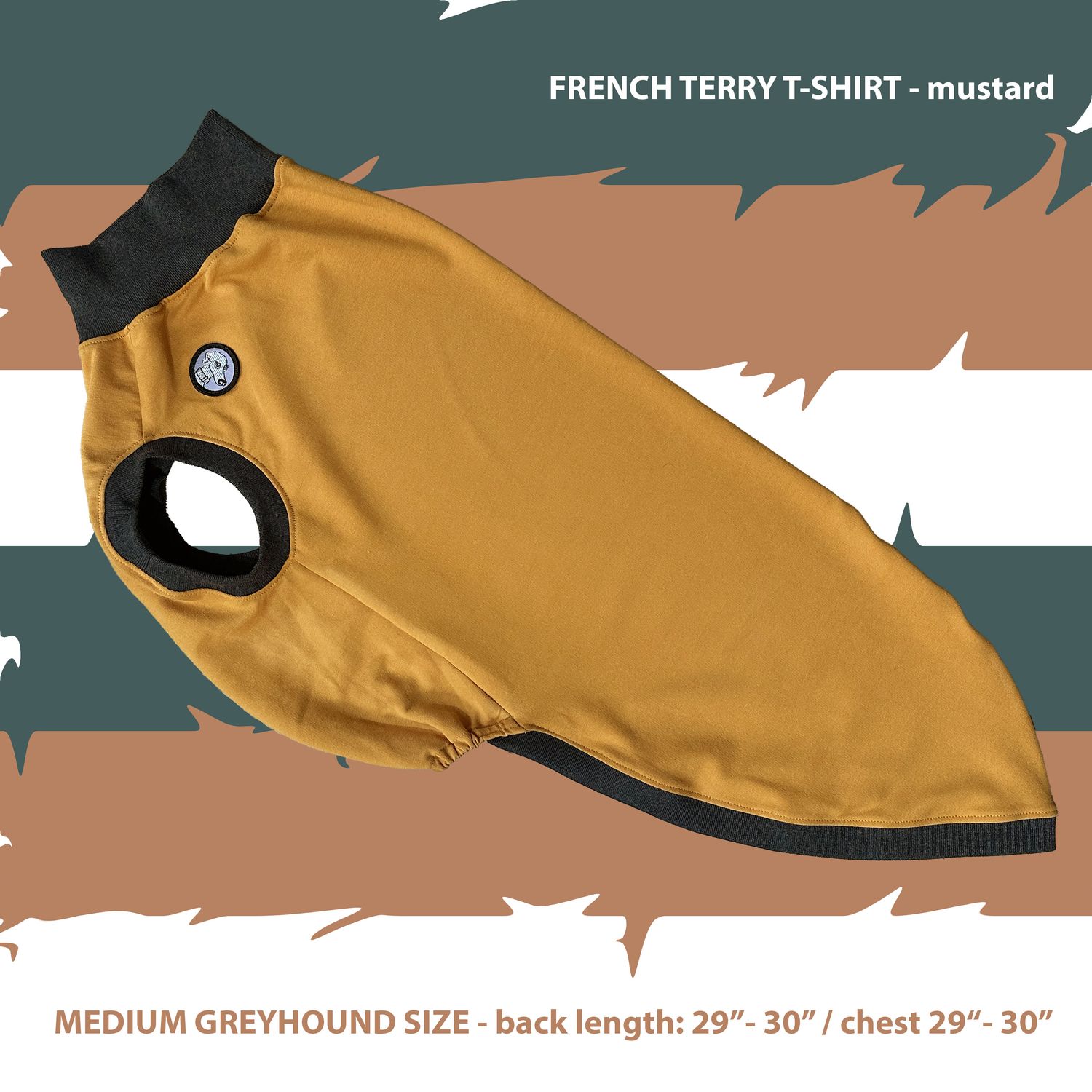 READY MADE - french terry t-shirt (mustard)