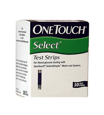 ONE TOUCH SELECT TEST STRIPS 10