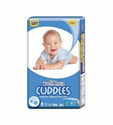 Velona Cuddles Classic Diaper Large 4Pcs