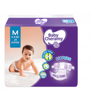 Baby Cheramy Diapers Medium 24&#39;S