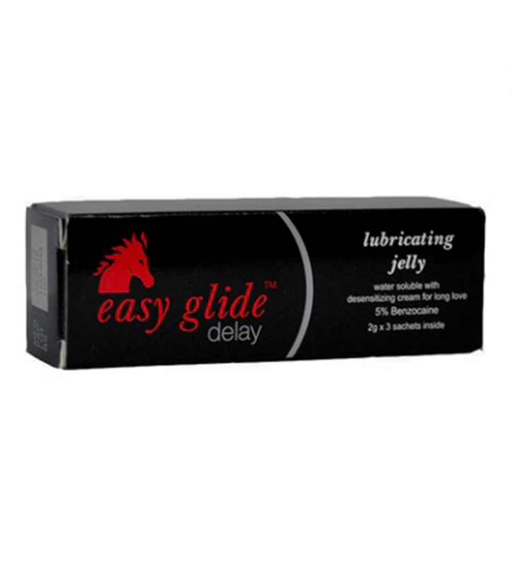 Easy glide delay gel (5 packs)