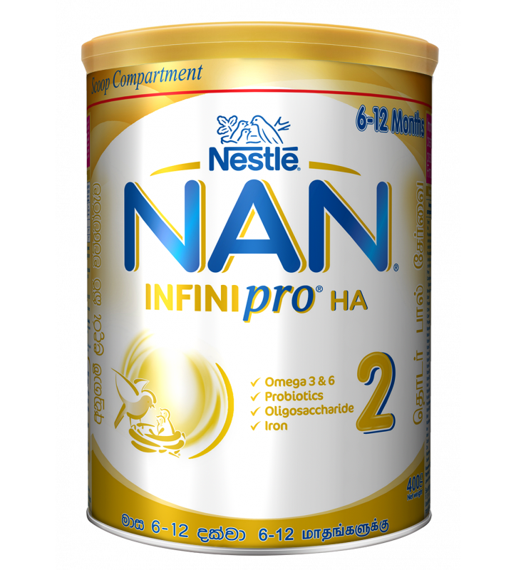 Nestle NAN INFINIpro HA 2 Follow Up Formula 6-12 months – 400g Tin