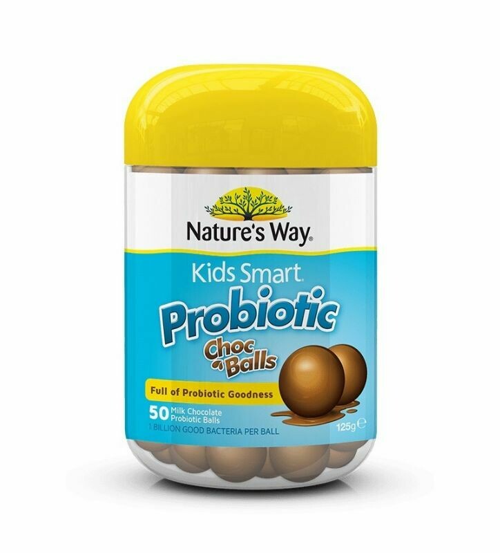 Natures Way Kids Smart Probiotic Choc Balls 50&#39;s