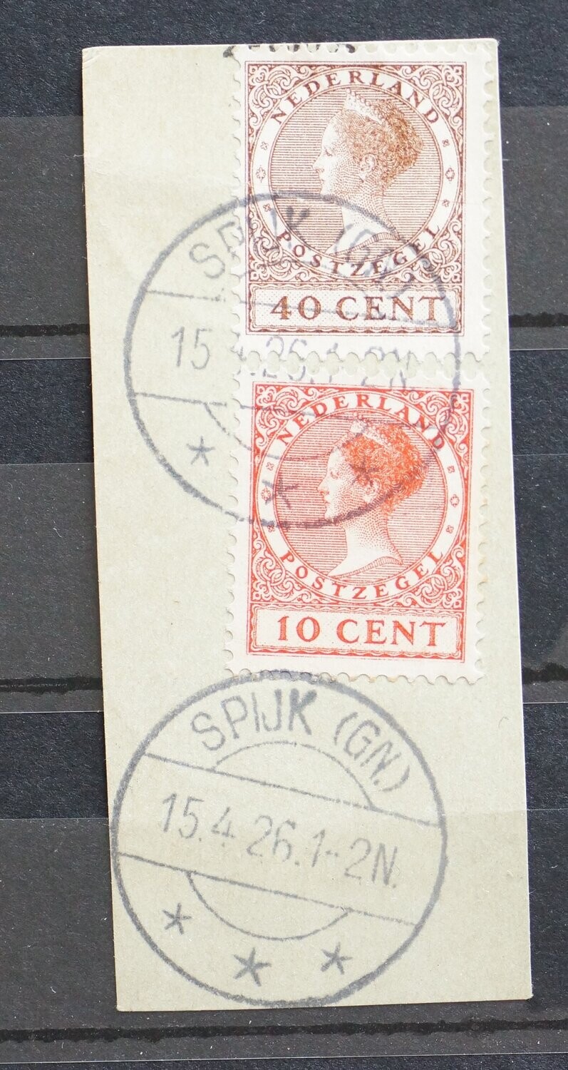 Spijk (Gn.) op NVPH 153 en 160