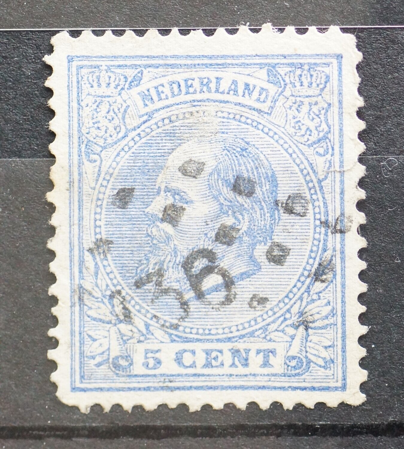 puntstempel 136 (Amsterdam-Emmerik) op NVPH 19