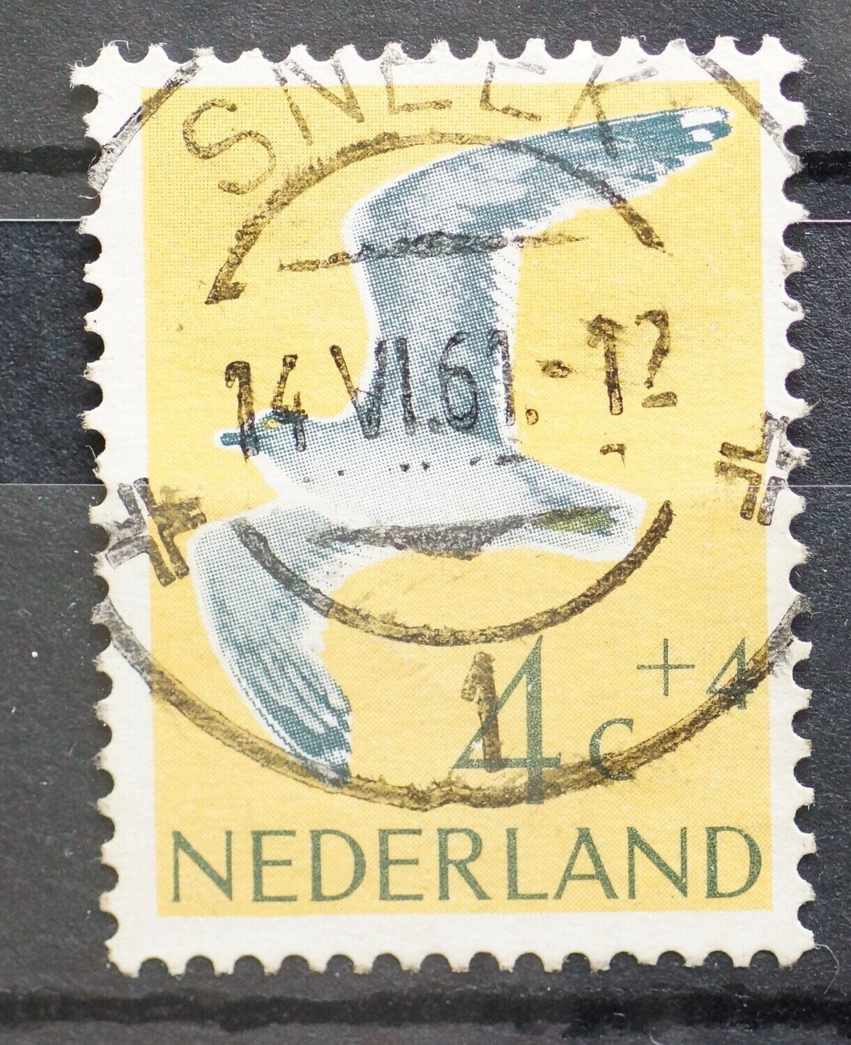 open balk stempel Sneek 1 op NVPH 752
