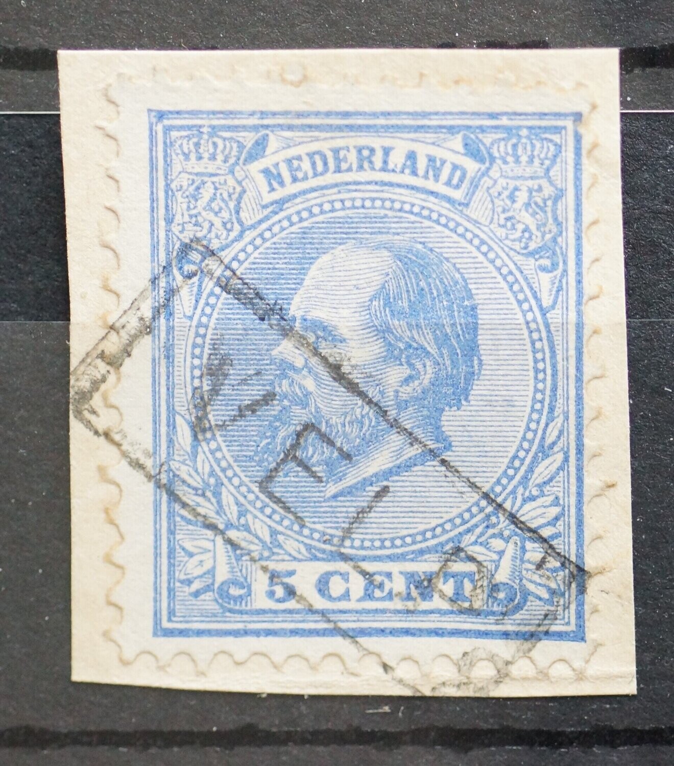 haltestempel Velp op NVPH 19