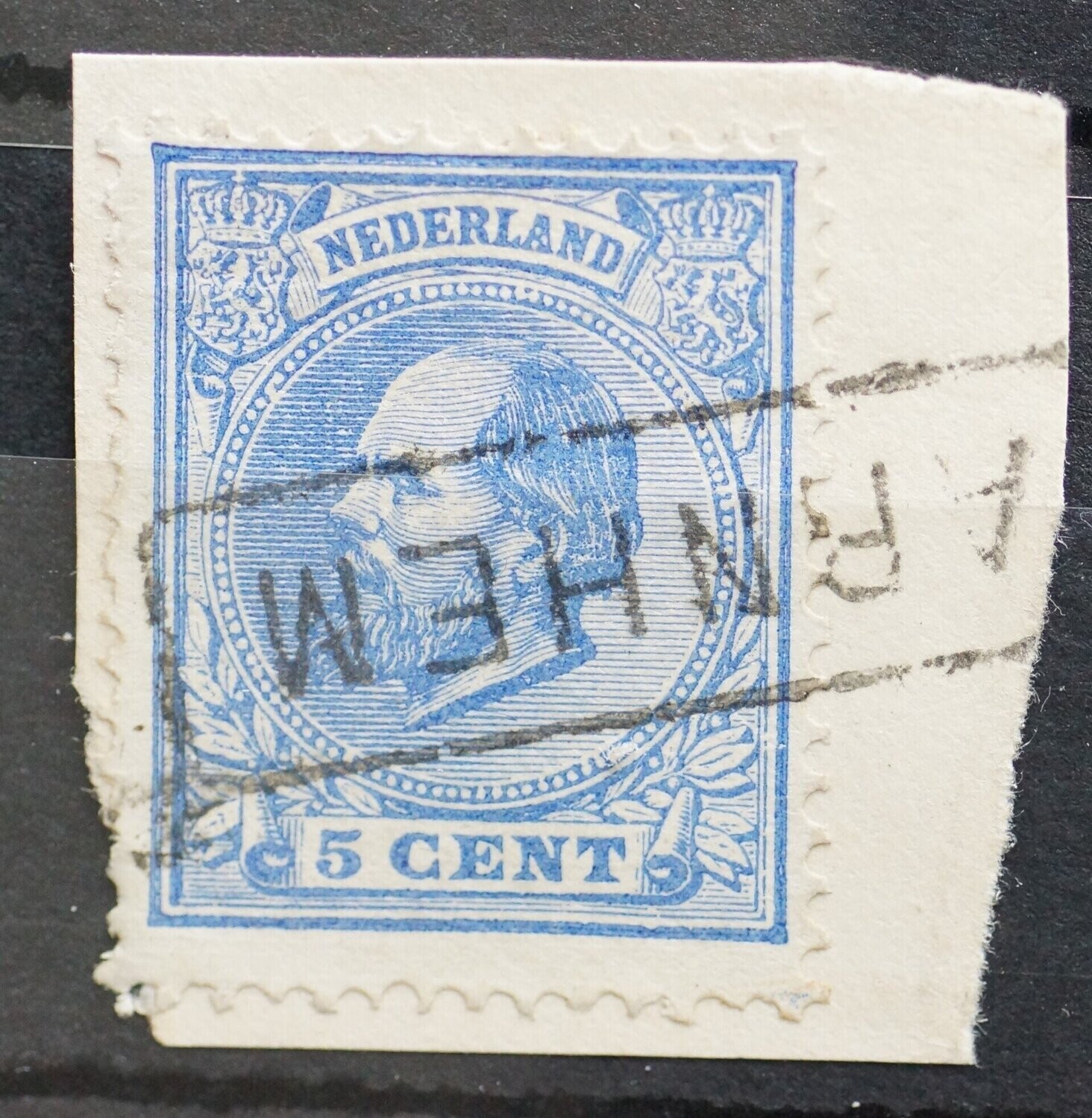 haltestempel Arnhem op NVPH 19