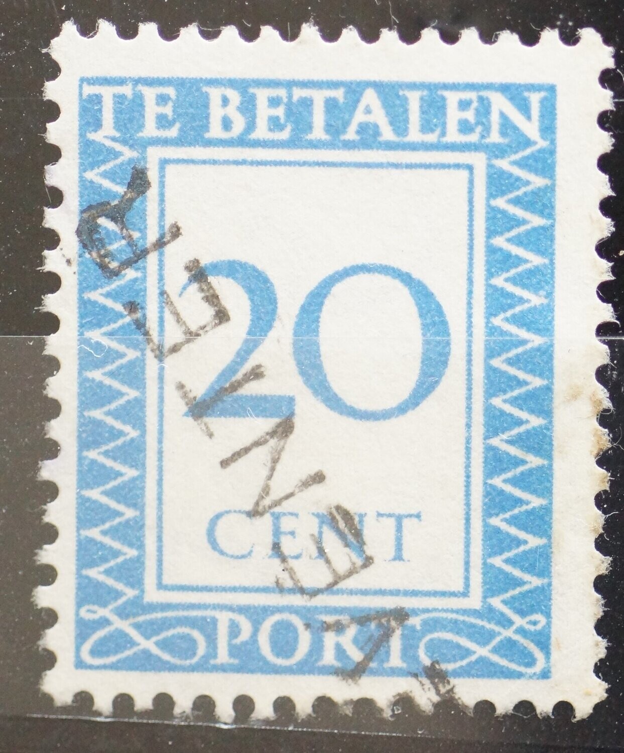kantoornaamstempel (D)eventer op NVPH P93